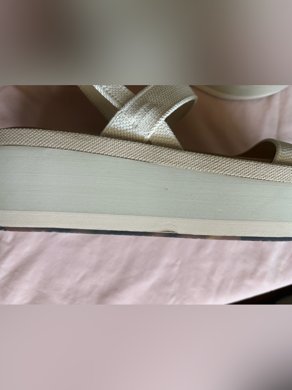 Rothy's Cream Sandals - Picture 4 of 5